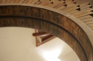 画像4: 北欧 モダン　WOOD WALL ART ウッドウォールアート　SUNBURST サンバースト　壁掛け　円形　丸形　ウォールミラー　鏡　ウォールデコレーション　太陽　天然木　無垢材　ディスプレイ　店舗什器　