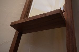 画像5: オールドチーク　無垢材　壁掛け　ラダーラック　メイクアップ　ミラー　姿見　鏡　ハンガースタンド　スタンドミラー　洋服掛け　梯子　ディスプレイ　リゾート　ホテル　店舗什器　オリエンタル　カフェ　アジアン