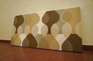 画像3: 北欧 ミッドセンチュリー モダン　ヴィンテージ調　ファブリックパネル　壁掛け　ウォールアート　ウォールデコ　アートボード　アートパネル　インテリア　オブジェ　ディスプレイ　店舗什器　レトロ　カフェ
