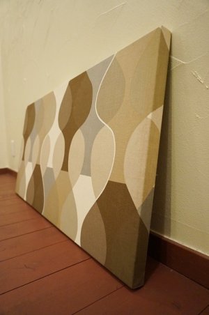 画像4: 北欧 ミッドセンチュリー モダン　ヴィンテージ調　ファブリックパネル　壁掛け　ウォールアート　ウォールデコ　アートボード　アートパネル　インテリア　オブジェ　ディスプレイ　店舗什器　レトロ　カフェ