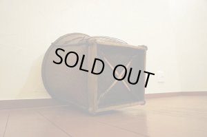 画像2: 古い藤製　ラタン　ヴィンテージ　収納　ケース　カゴ　籠　ランドリー　ディスプレイ　古道具　古民具　古民家　レトロ　カフェ　店舗什器