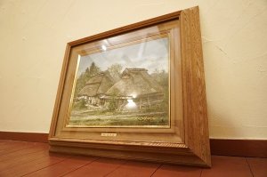 画像1: 林喜市郎　ハヤシキイチロウ　油絵　絵画　油彩　”風景”