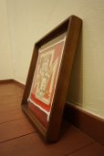 画像8: 古き良き時代　ミッドセンチュリー　50〜70’ｓ　ヴィンテージ　サンドペイント　サンドアート　トランプ　キング　クィーン　砂絵　絵画　インテリア　オブジェ　立てかけ　カフェ　店舗什器　ディスプレイ　北欧