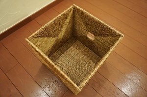 画像4: 北欧 モダン　シーグラス素材　水草　バスケット　収納ボックス　ケース　収納箱　BOX　ディスプレイ　天然素材