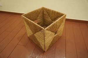 画像2: 北欧 モダン　シーグラス素材　水草　バスケット　収納ボックス　ケース　収納箱　BOX　ディスプレイ　天然素材