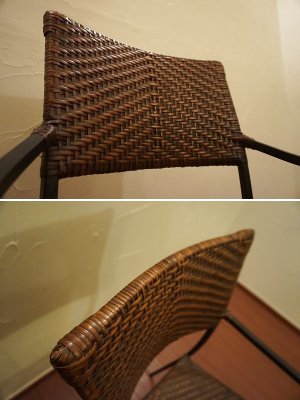 画像11: アンティーク　ラタン　アイアン　鉄製　アームチェア　椅子　イス　リゾート　ラグジュアリー　ガーデンチェア　ガーデニング　ディスプレイ　店舗什器