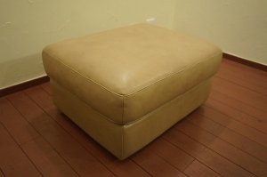 画像1: 北欧 モダン　高級　本革　レザー　総皮　ソファ　オットマン　スツール　イス　チェア　椅子　ディスプレイ　店舗什器