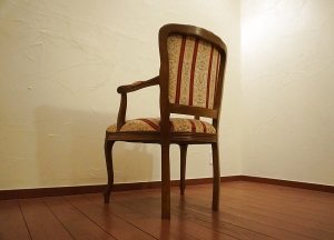 画像9: 洋館　西洋　猫脚　イタリア　アームチェア　クラシカル　アンティーク　カフェ　サロンチェア　ダイニング　鋲打　椅子　イス　彫刻　ディスプレイ　店舗什器