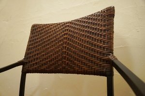 画像8: アンティーク　ラタン　アイアン　鉄製　アームチェア　椅子　イス　リゾート　ラグジュアリー　ガーデンチェア　ガーデニング　ディスプレイ　店舗什器