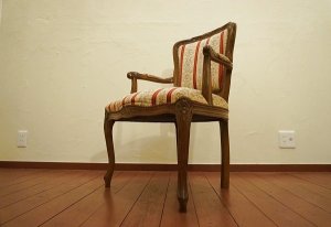 画像3: 洋館　西洋　猫脚　イタリア　アームチェア　クラシカル　アンティーク　カフェ　サロンチェア　ダイニング　鋲打　椅子　イス　彫刻　ディスプレイ　店舗什器