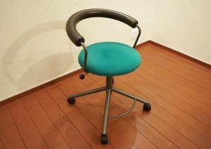 画像1: スペースエイジ　ヴィンテージ　OSLO　昇降　回転椅子　キャスターチェア　デスクチェア　PCチェア　イス　ディスプレイ　店舗什器　ポストモダン　