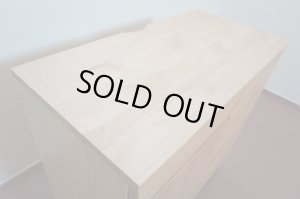 画像4: 北欧スタイル　アルダー材　サイドボード　レンジボード　チェスト　収納棚　シェルフ　箪笥　飾り棚　陳列台　キャビネット