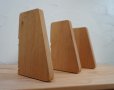 画像5: 北欧モダン　チェリー材　無垢材 × アクリル　ブックエンド　本立て　本棚　卓上