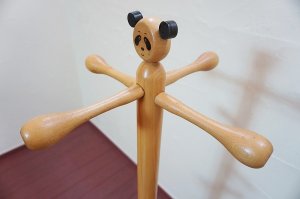 画像3: 北欧モダン　パンダ　キッズ　子供　木製　ポールスタンド　ハンガー　フック　洋服掛け 