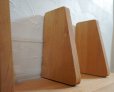 画像6: 北欧モダン　チェリー材　無垢材 × アクリル　ブックエンド　本立て　本棚　卓上