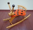 画像1: 東欧　チェコ製　キッズ　子供　遊具　乗り物　ロッキングチェア　てんとう虫　 (1)