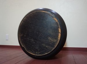 画像8: レーシングタイヤ　★ YOKOHAMA  ヨコハマ ★　F1 F2 F3    ガラストップ　サイドテーブル　ラウンドテーブル　飾り棚　台　シェルフ　ディスプレイ　ガレージ　店舗什器