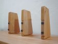 画像2: 北欧モダン　チェリー材　無垢材 × アクリル　ブックエンド　本立て　本棚　卓上
