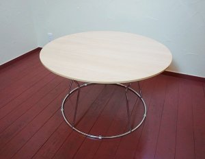 画像1: OKAMURA オカムラ　プレーン　北欧モダン　ポストモダン　リビング　ラウンジ　ローテーブル　ラウンドテーブル　センターテーブル　丸テーブル　ロビー　オフィス　応接室　店舗什器