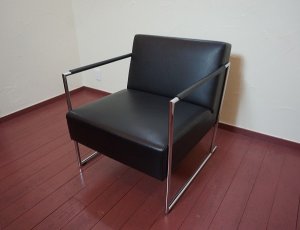 画像7: OKAMURA オカムラ　応接　１Pソファ　ラウンジ　アームチェア　ロビーチェア　リビング　オフィス　椅子　イス　ポストモダン　北欧モダン　在庫2脚　(2)