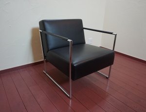 画像6: OKAMURA オカムラ　応接　１Pソファ　ラウンジ　アームチェア　ロビーチェア　リビング　オフィス　椅子　イス　ポストモダン　北欧モダン　在庫2脚　(2)