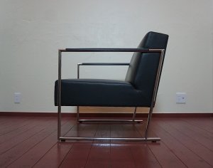 画像7: OKAMURA オカムラ　応接　１Pソファ　ラウンジ　アームチェア　ロビーチェア　リビング　オフィス　椅子　イス　ポストモダン　北欧モダン　在庫2脚　(1)