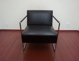 画像10: OKAMURA オカムラ　応接　１Pソファ　ラウンジ　アームチェア　ロビーチェア　リビング　オフィス　椅子　イス　ポストモダン　北欧モダン　在庫2脚　(2)