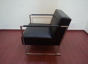 画像3: OKAMURA オカムラ　応接　１Pソファ　ラウンジ　アームチェア　ロビーチェア　リビング　オフィス　椅子　イス　ポストモダン　北欧モダン　在庫2脚　(2)