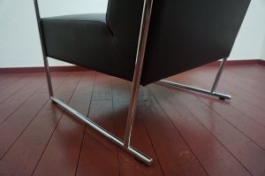 画像15: OKAMURA オカムラ　応接　１Pソファ　ラウンジ　アームチェア　ロビーチェア　リビング　オフィス　椅子　イス　ポストモダン　北欧モダン　在庫2脚　(2)