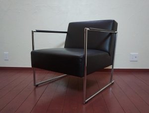 画像4: OKAMURA オカムラ　応接　１Pソファ　ラウンジ　アームチェア　ロビーチェア　リビング　オフィス　椅子　イス　ポストモダン　北欧モダン　在庫2脚　(2)