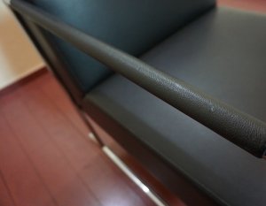 画像13: OKAMURA オカムラ　応接　１Pソファ　ラウンジ　アームチェア　ロビーチェア　リビング　オフィス　椅子　イス　ポストモダン　北欧モダン　在庫2脚　(2)