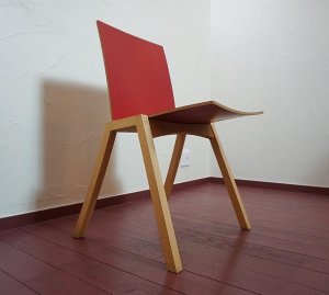 画像1: Scandinaviandesign   stackable wooden chair  designed by Susanne Fossgreen   Diseño De Muebles　　FIRMANIA