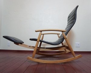 画像3: ヴィンテージ　ミッドセンチュリー　ロッキングチェア　アームチェア　揺り椅子　アトリエ　ブロカント　北欧　レトロ　古民家　カフェ