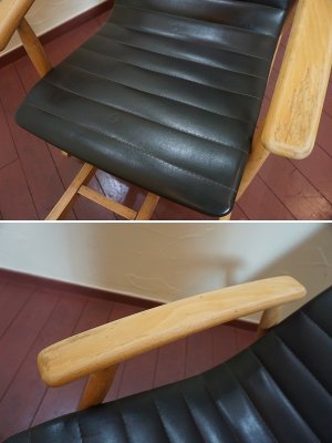 画像15: ヴィンテージ　ミッドセンチュリー　ロッキングチェア　アームチェア　揺り椅子　アトリエ　ブロカント　北欧　レトロ　古民家　カフェ