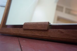 画像6: 北欧　ミッドセンチュリー　ヴィンテージ　ビンテージ　チーク材　無垢材　壁掛け　鏡　姿見　ディスプレイ　ウォールミラー　カフェ　店舗什器