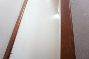 画像16: ヴィンテージ　チーク材　無垢材　大型　姿見   ミラー　鏡　スタンドミラー　立て掛け　フランス　ディスプレイ　店舗什器　　