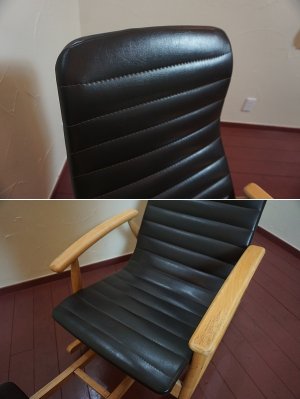 画像14: ヴィンテージ　ミッドセンチュリー　ロッキングチェア　アームチェア　揺り椅子　アトリエ　ブロカント　北欧　レトロ　古民家　カフェ