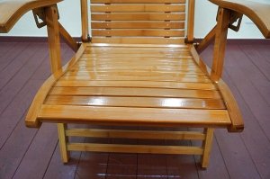 画像13: 和モダン　竹材　バンブー　ヴィンテージ　デッキチェア　リクライニングチェア　折り畳み椅子　ハイバック　古民家　レトロ　カフェ　古道具　和室　旅館　ホテル