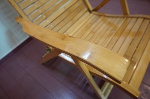 画像16: 和モダン　竹材　バンブー　ヴィンテージ　デッキチェア　リクライニングチェア　折り畳み椅子　ハイバック　古民家　レトロ　カフェ　古道具　和室　旅館　ホテル