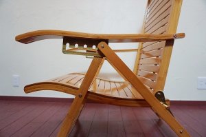 画像12: 和モダン　竹材　バンブー　ヴィンテージ　デッキチェア　リクライニングチェア　折り畳み椅子　ハイバック　古民家　レトロ　カフェ　古道具　和室　旅館　ホテル