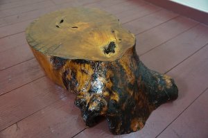 画像6: 香炉台　盆栽台　盆景台　飾り棚　飾置　物台　茶台　花台　天然木　一枚板　敷板　敷台　木株　木工　工芸品　煎茶道具　茶道　自然体　プリミティブ　アンティーク　古民家　カフェ　古道具