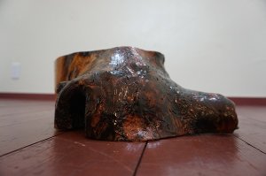 画像13: 香炉台　盆栽台　盆景台　飾り棚　飾置　物台　茶台　花台　天然木　一枚板　敷板　敷台　木株　木工　工芸品　煎茶道具　茶道　自然体　プリミティブ　アンティーク　古民家　カフェ　古道具