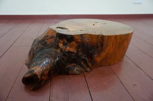 画像1: 香炉台　盆栽台　盆景台　飾り棚　飾置　物台　茶台　花台　天然木　敷板　敷台　木工　工芸　煎茶道具　自然体
