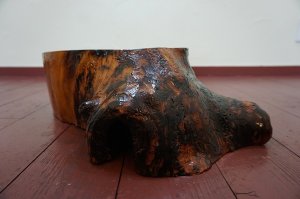 画像14: 香炉台　盆栽台　盆景台　飾り棚　飾置　物台　茶台　花台　天然木　一枚板　敷板　敷台　木株　木工　工芸品　煎茶道具　茶道　自然体　プリミティブ　アンティーク　古民家　カフェ　古道具