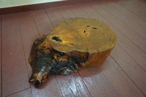 画像3: 香炉台　盆栽台　盆景台　飾り棚　飾置　物台　茶台　花台　天然木　一枚板　敷板　敷台　木株　木工　工芸品　煎茶道具　茶道　自然体　プリミティブ　アンティーク　古民家　カフェ　古道具
