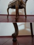 画像11: 西洋　クラシカル　英国　アンティーク調　アームチェア　ダイニングチェア　サロンチェア　洋館　椅子　イス　在庫2脚　(2)