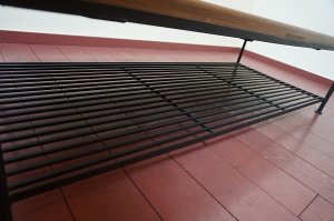 画像11: インダストリアル　天然木　木製　×　鉄脚　アイアン　ヴィンテージ調　ローテーブル　センターテーブル　ディスプレイ　棚　台　シェルフ　西海岸style　