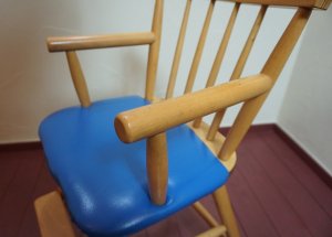 画像6: 古き良き時代　レトロ　ヴィンテージ　山崎木工　キッズチェア　チャイルドチェア　子供椅子　ベビーチェア　ハイチェア　イス　ノスタルジック　ビンテージ