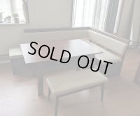 【 美品 】　北欧モダン　シギヤマ家具　GUESTS ゲスト　LD　リビング　ダイニング　セット　L字　カウチ　拡張　伸長　エクステンション　テーブル　チェア　ソファ　〇 4点セット 〇　25万