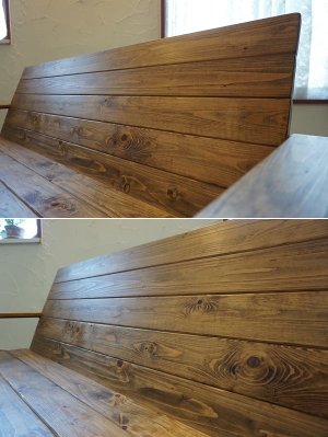 画像11: 【 美品 】　北欧モダン　ヴィンテージ調　天然木 × 鉄脚 アイアン　長椅子　ベンチ　チェア　3Pソファ　3シーター　3人掛け　フレンチ調　西海岸style